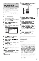 Preview for 33 page of Sony AT100 Operating Instructions Manual