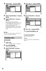 Preview for 42 page of Sony AT100 Operating Instructions Manual