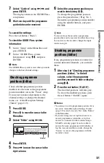 Preview for 51 page of Sony AT100 Operating Instructions Manual