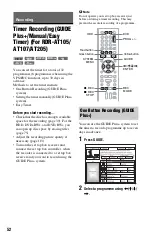 Preview for 52 page of Sony AT100 Operating Instructions Manual