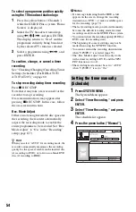 Preview for 54 page of Sony AT100 Operating Instructions Manual