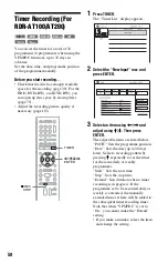 Preview for 58 page of Sony AT100 Operating Instructions Manual