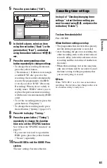 Preview for 61 page of Sony AT100 Operating Instructions Manual