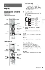 Preview for 65 page of Sony AT100 Operating Instructions Manual