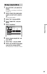 Preview for 81 page of Sony AT100 Operating Instructions Manual