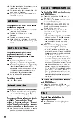 Preview for 22 page of Sony BDP-BX38 Operating Instructions Manual