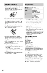 Preview for 24 page of Sony BDP-BX38 Operating Instructions Manual