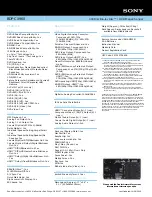 Preview for 2 page of Sony BDP-CX960 - 400 Disc Blu-ray Specifications