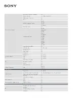 Preview for 4 page of Sony BDP-S1700 Specifications