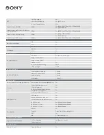 Preview for 5 page of Sony BDP-S1700 Specifications