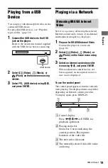 Preview for 19 page of Sony BDP-S1700ES - Blu-ray Disc™ Player Operating Instructions Manual