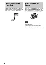 Preview for 16 page of Sony BDP S301 - 1080p Blu-ray Disc Player BD/DVD/CD Playback Operating Instructions Manual