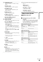 Preview for 25 page of Sony BDP S301 - 1080p Blu-ray Disc Player BD/DVD/CD Playback Operating Instructions Manual