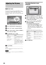 Preview for 28 page of Sony BDP S301 - 1080p Blu-ray Disc Player BD/DVD/CD Playback Operating Instructions Manual