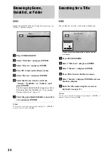 Preview for 34 page of Sony BDP S301 - 1080p Blu-ray Disc Player BD/DVD/CD Playback Operating Instructions Manual