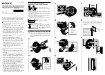 Sony BDV-L600 Speaker Installation Manual preview