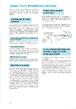 Preview for 34 page of Sony BETAMOVIE BMC-220 Operating Instructions Manual