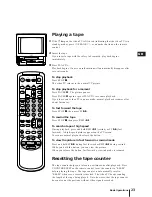 Preview for 23 page of Sony Black Trinitron KV-14V5D Operating Instructions Manual