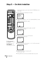 Preview for 166 page of Sony Black Trinitron KV-14V5D Operating Instructions Manual