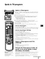 Preview for 227 page of Sony Black Trinitron KV-14V5D Operating Instructions Manual