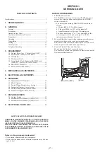 Preview for 2 page of Sony BM-87DST Marketing Service Manual