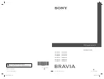 Preview for 1 page of Sony BRAVIA 4-114-592-11(1) Operating Instructions Manual