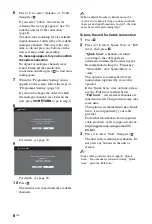 Preview for 8 page of Sony BRAVIA 4-115-568-12(1) Operating Instructions Manual