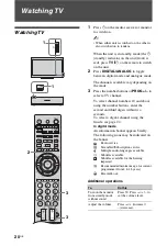 Preview for 20 page of Sony BRAVIA 4-115-568-12(1) Operating Instructions Manual