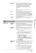 Preview for 35 page of Sony BRAVIA 4-115-568-12(1) Operating Instructions Manual