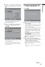 Preview for 7 page of Sony BRAVIA 4-160-344-11(1) Operating Instructions Manual