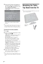 Preview for 8 page of Sony BRAVIA 4-160-344-11(1) Operating Instructions Manual