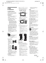 Preview for 9 page of Sony BRAVIA 4-168-148-13(1) Operating Instructions Manual