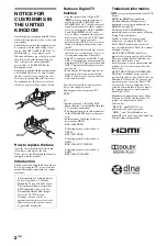 Preview for 2 page of Sony BRAVIA 4-174-990-11(1) Operating Instructions Manual