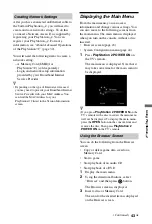 Preview for 43 page of Sony BRAVIA 4-256-733-F2(1) Operating Instructions Manual