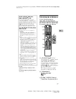 Preview for 21 page of Sony Bravia 50X90J Reference Manual