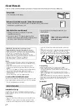 Preview for 2 page of Sony BRAVIA 75X9xK Reference Manual