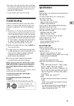 Preview for 5 page of Sony BRAVIA KD-43X8 TJ Series Reference Manual