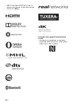 Preview for 22 page of Sony Bravia KD-43X8300C Reference Manual