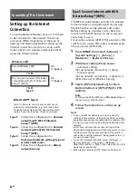 Preview for 12 page of Sony BRAVIA KD-43XE70 Series Operating Instructions Manual