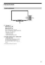 Preview for 7 page of Sony BRAVIA KD-43XF80 Series Operator'S Reference Manual