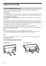 Preview for 12 page of Sony BRAVIA KD-43XF80 Series Operator'S Reference Manual