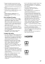 Preview for 25 page of Sony BRAVIA KD-55A9F Reference Manual