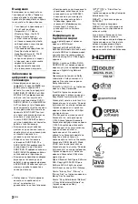 Preview for 580 page of Sony Bravia KD-84X9005 Operating Instructions Manual