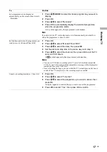 Preview for 17 page of Sony Bravia KDF-E50A11E Operating Instructions Manual