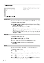Preview for 28 page of Sony Bravia KDF-E50A11E Operating Instructions Manual