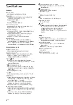 Preview for 4 page of Sony Bravia KDL-24W60xA Reference Manual