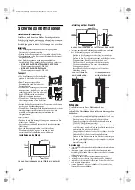 Preview for 8 page of Sony Bravia KDL-26P30xH Safety Information Manual