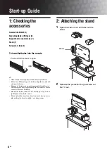 Preview for 4 page of Sony Bravia KDL-26T3000 Operating Instructions Manual