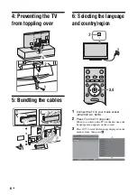 Preview for 6 page of Sony Bravia KDL-26T3000 Operating Instructions Manual