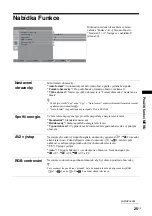 Preview for 127 page of Sony Bravia KDL-26T3000 Operating Instructions Manual